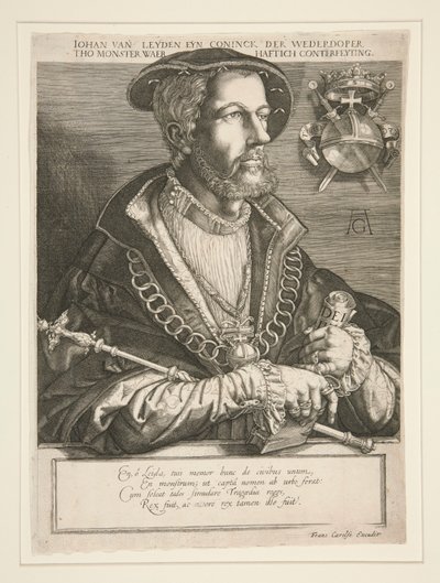 Jan Beuckelszoon (Jan van Leyden) da Jan Harmensz. Muller