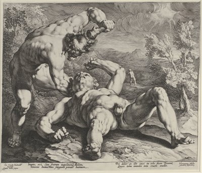 Caino uccide Abele da Jan Harmensz. Muller