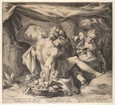 Lot e le sue figlie da Jan Harmensz. Muller