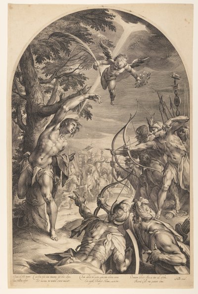 Martirio di San Sebastiano da Jan Harmensz. Muller