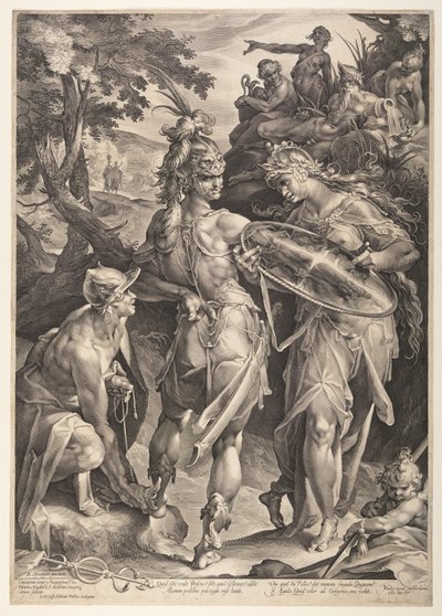Minerva arma Perseo da Jan Harmensz. Muller