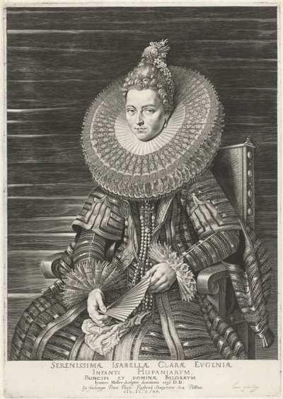 Ritratto di Isabella Clara Eugenia, infanta di Spagna da Jan Harmensz. Muller