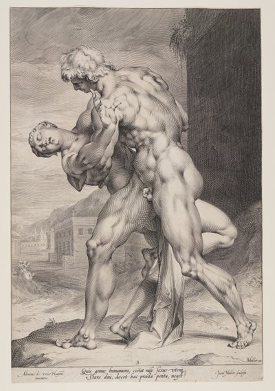 Il rapimento di una donna sabina da Jan Harmensz. Muller