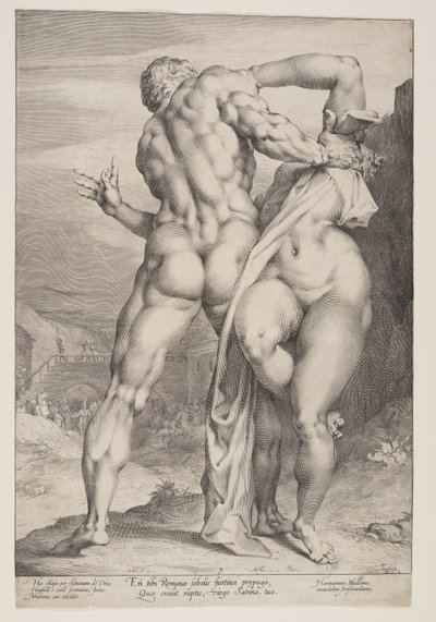 Il rapimento di una donna sabina da Jan Harmensz. Muller