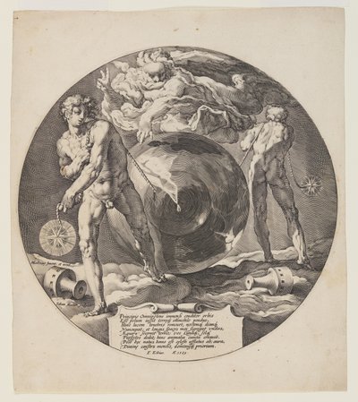 Frontespizio, tavola 1, dalla Creazione del mondo da Jan Harmensz. Muller