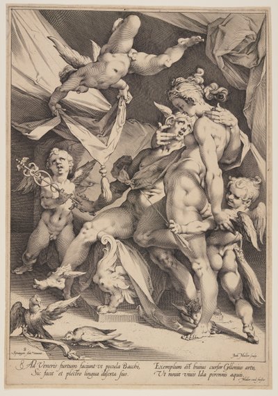 Venere e Mercurio da Jan Harmensz. Muller