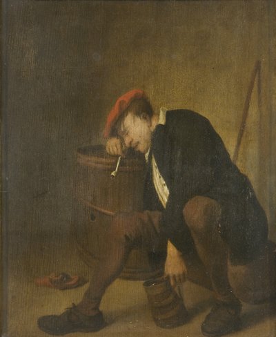 Uomo che dorme da Jan Havicksz (school of) Steen