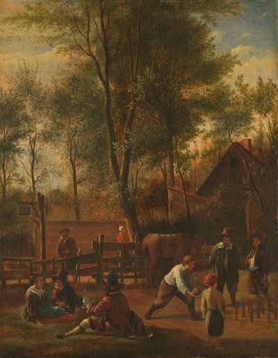 I giocatori di bocce da Jan Havicksz. Steen (copy after)