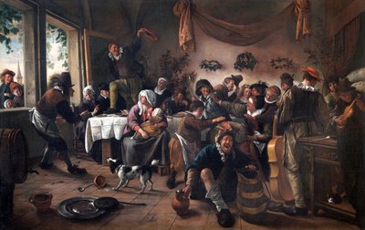 Una festa di nozze da Jan Havicksz. Steen