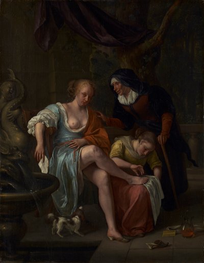 Betsabea dopo il bagno, c.1670-5 da Jan Havicksz. Steen