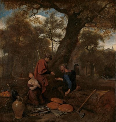 Erisittone che vende sua figlia da Jan Havicksz. Steen