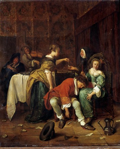 La cattiva compagnia da Jan Havicksz. Steen