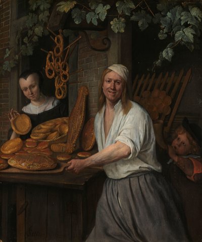 Il Fornaio Arent Oostwaard e sua Moglie, Catharina Keizerswaard da Jan Havicksz. Steen