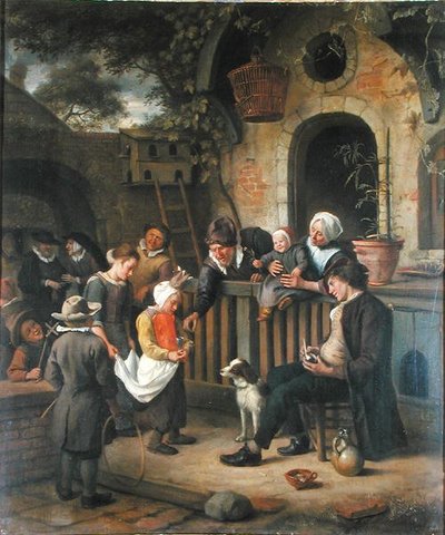 Il piccolo idiota da Jan Havicksz. Steen