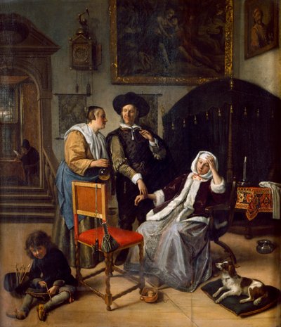 La visita del medico da Jan Havicksz. Steen