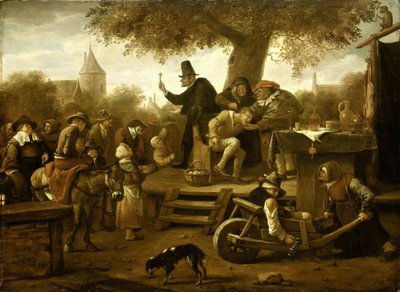 Il ciarlatano da Jan Havicksz. Steen