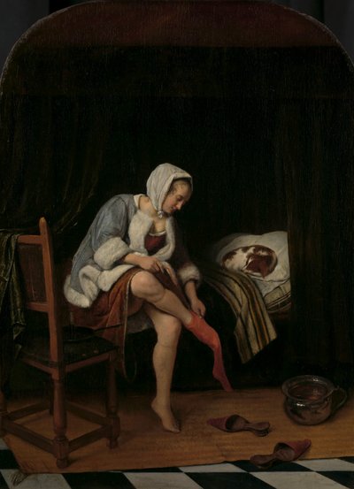 Donna alla sua Toilette da Jan Havicksz. Steen