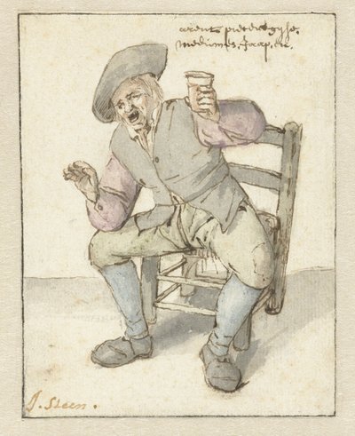 Contadino che canta da Jan Havicksz. Steen
