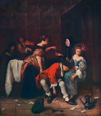 Cattiva compagnia, c1665 da Jan Havickszoon Steen