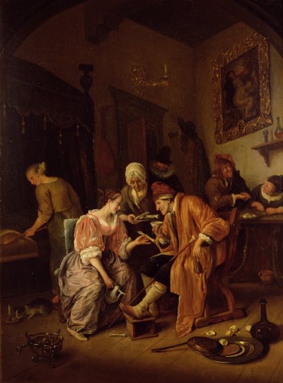 Vecchio malato da Jan Havickszoon Steen
