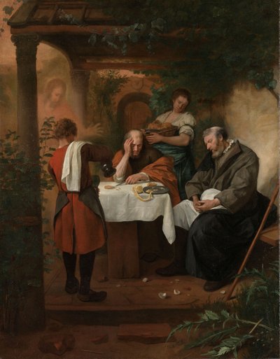 Cena in Emmaus da Jan Havickszoon Steen