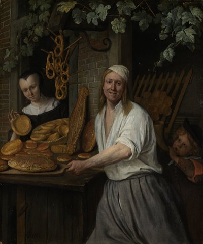 Il fornaio Arent Oostwaard e sua moglie Catherina Keizerswaard, 1658 da Jan Havickszoon Steen