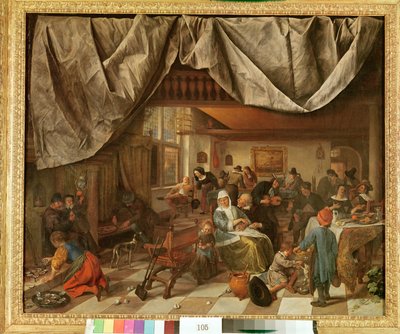 La birreria di Jan Steen da Jan Havickszoon Steen