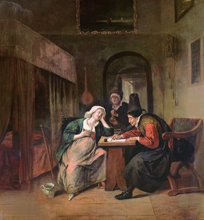 Il Paziente e il Dottore da Jan Havickszoon Steen