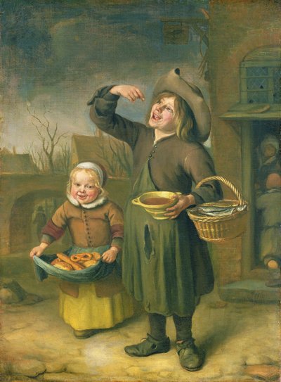 Il mangiatore di sciroppo (un ragazzo che lecca lo sciroppo) da Jan Havickszoon Steen