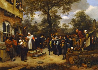 Matrimonio di villaggio da Jan Havickszoon Steen