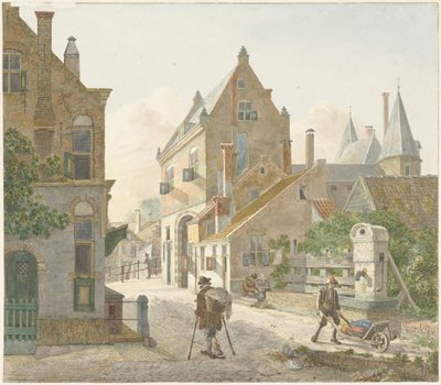 La Porta Waard e il Vecchio Canale a Utrecht da Jan Hendrik Verheijen