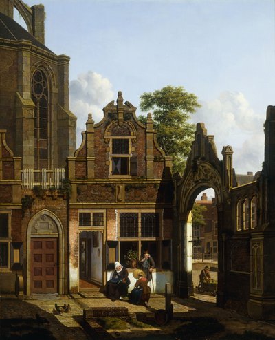 Un cortile olandese da Jan Hendrik Verheyen