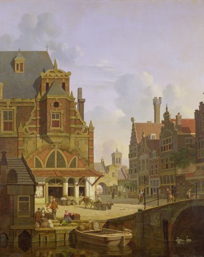 Scena di strada da Jan Hendrik Verheyen