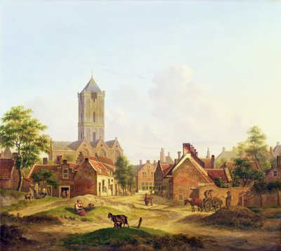 La Chiesa di San Jacobi, Utrecht da Jan Hendrik Verheyen