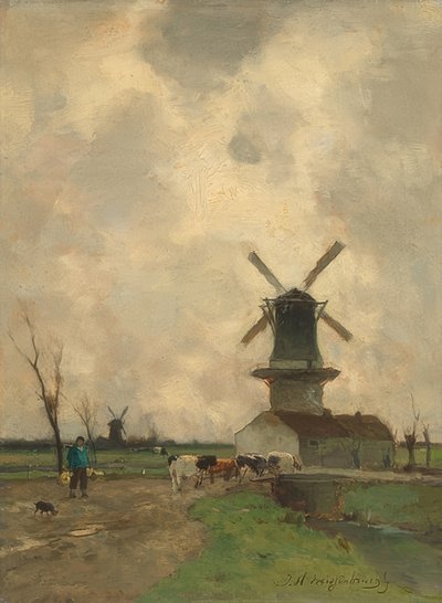 Il mulino da Jan Hendrik Weissenbruch