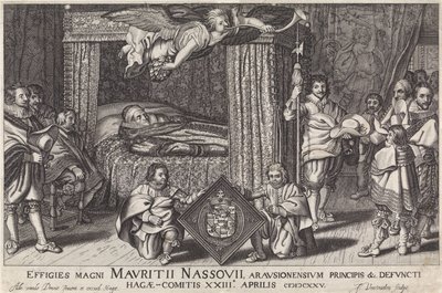 Letto da parata del Principe Maurits, 1625 da Jan Hendriksz. Verstraelen