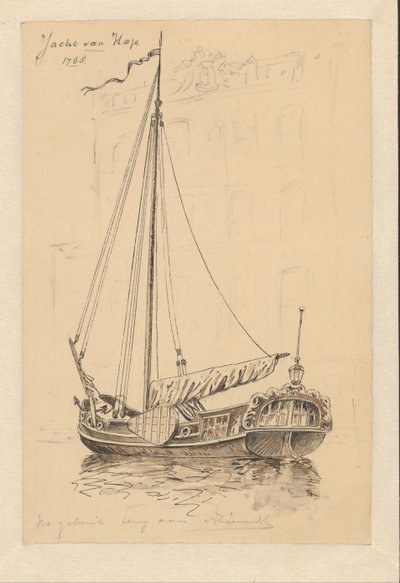 Veliero del 1768 da Jan Hoynck van Papendrecht