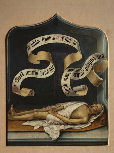 Un filatterio e il corpo di un canonico da Jan II Provost