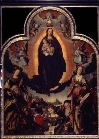 La Vergine in Gloria da Jan II Provost