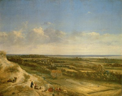 Paesaggio di dune, presumibilmente vicino a Santpoort, c.1675 da Jan II Vermeer van Haarlem