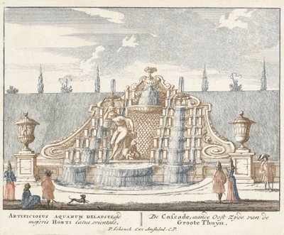 Fontana nel giardino del Palazzo Het Loo, 1694-97 da Jan I van Call