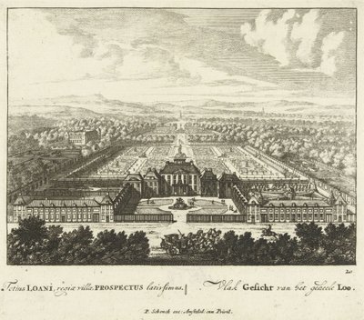 Veduta del Palazzo Het Loo, 1694-97 da Jan I van Call