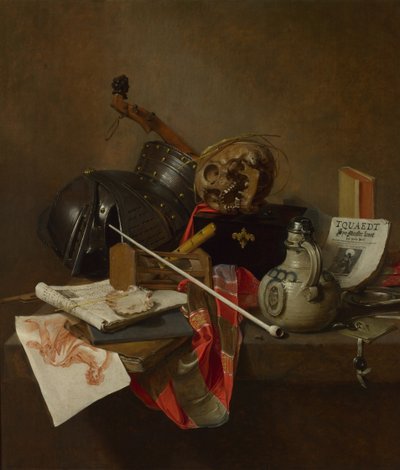 Vanitas Natura morta da Jan Jansz. Treck