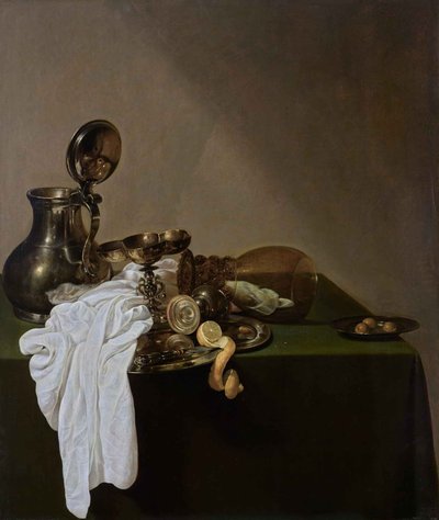 Colazione con brocca di peltro da Jan Jansz den Uyl
