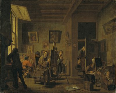 Uno studio di pittore da Jan Josef the Elder Horemans