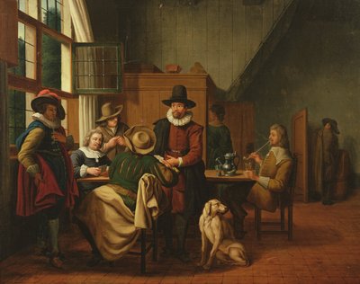 Interno di una taverna da Jan Josef the Elder Horemans
