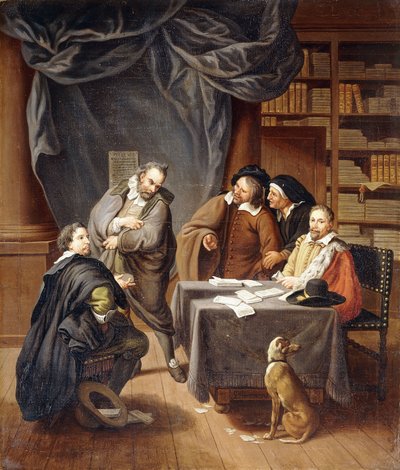 La preparazione dei contratti di matrimonio da Jan Josef the Younger Horemans