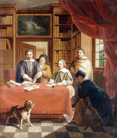 La preparazione dei contratti di matrimonio da Jan Josef the Younger Horemans