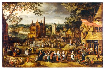 Festa del villaggio da Jan Josef the Younger Horemans