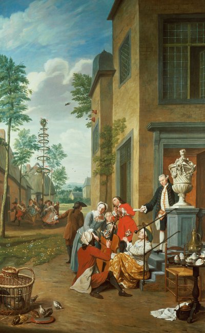Festa dei villaggi (una di una serie di quattro) da Jan Josef the Younger Horemans